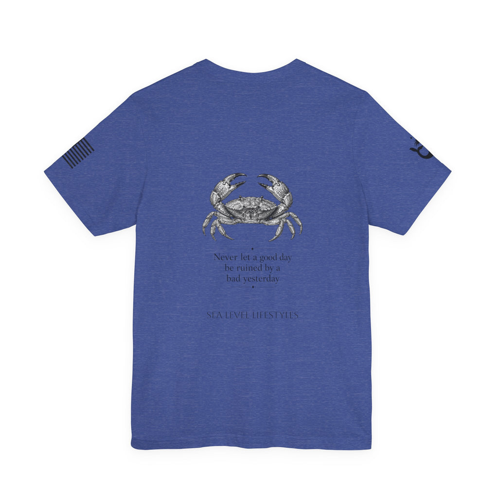 Vintage Crab Illustration Tee | Nautical Coastal Coastline Shirt