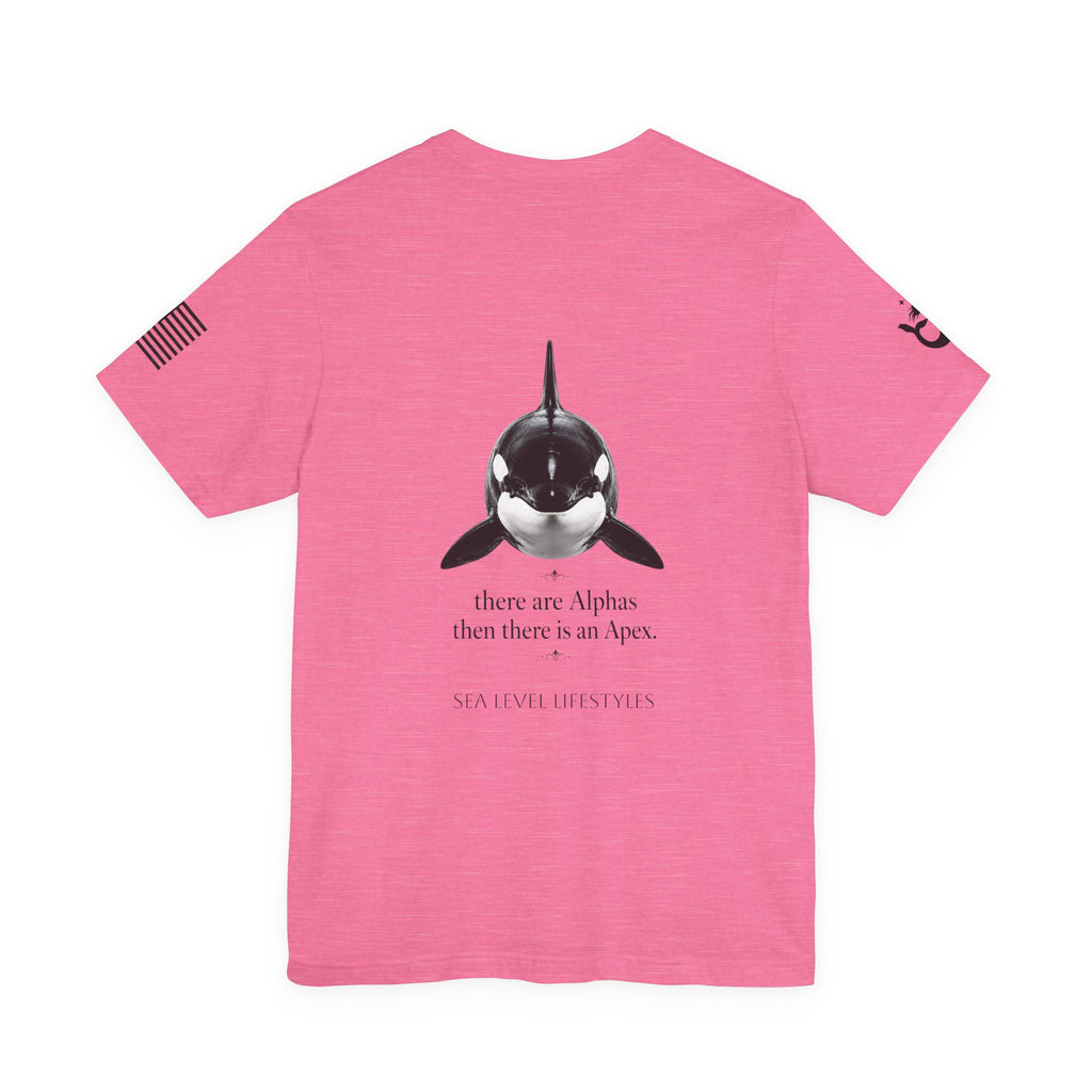 Orca Illustration Tee | killer whale graphic shirt, minimalist marine design