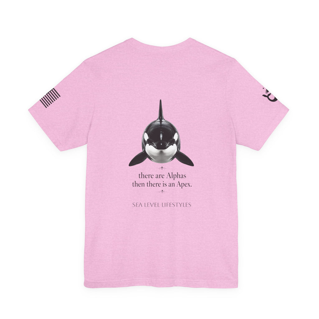 Orca Illustration Tee | killer whale graphic shirt, minimalist marine design