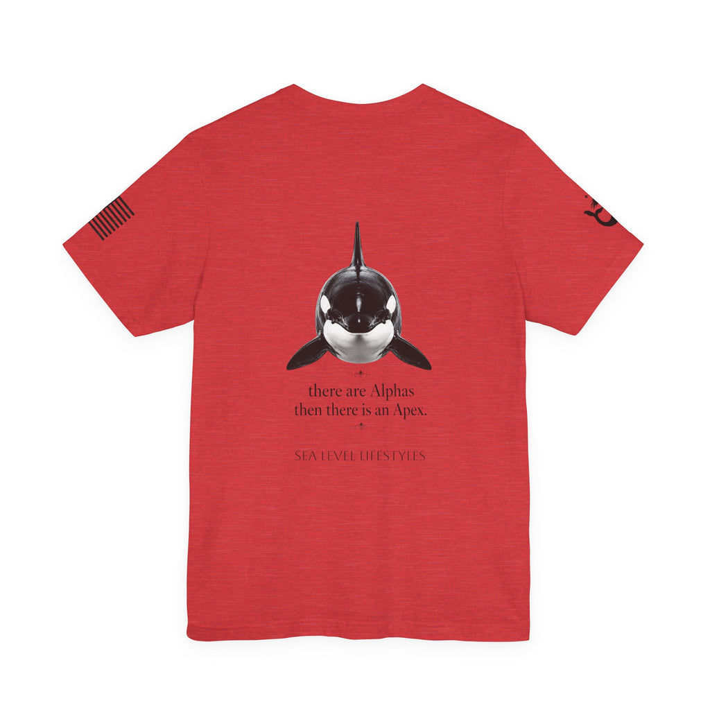 Orca Illustration Tee | killer whale graphic shirt, minimalist marine design