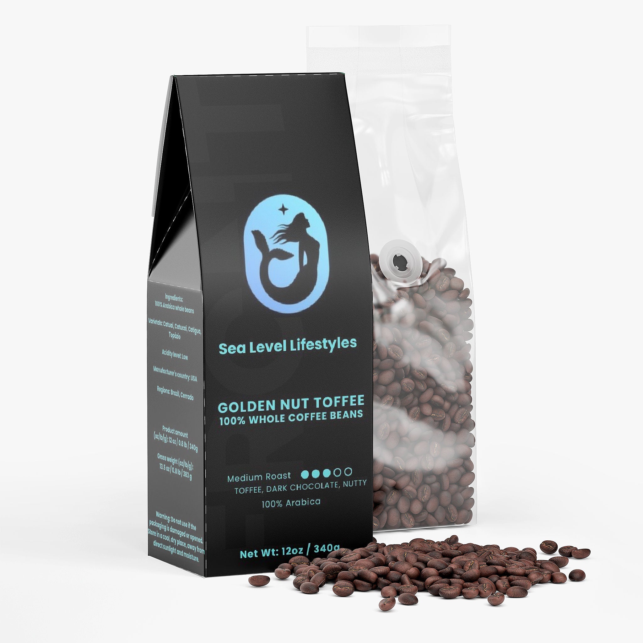 Golden Nut Toffee Coffee (Medium Roast)