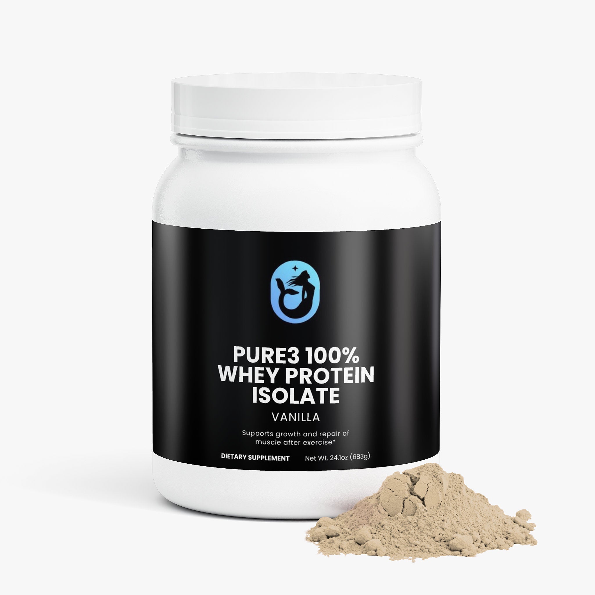 Pure3 100% Whey Protein Isolate (Vanilla)