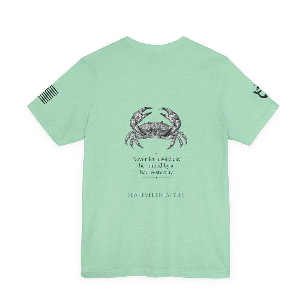 Vintage Crab Illustration Tee | Nautical Coastal Coastline Shirt
