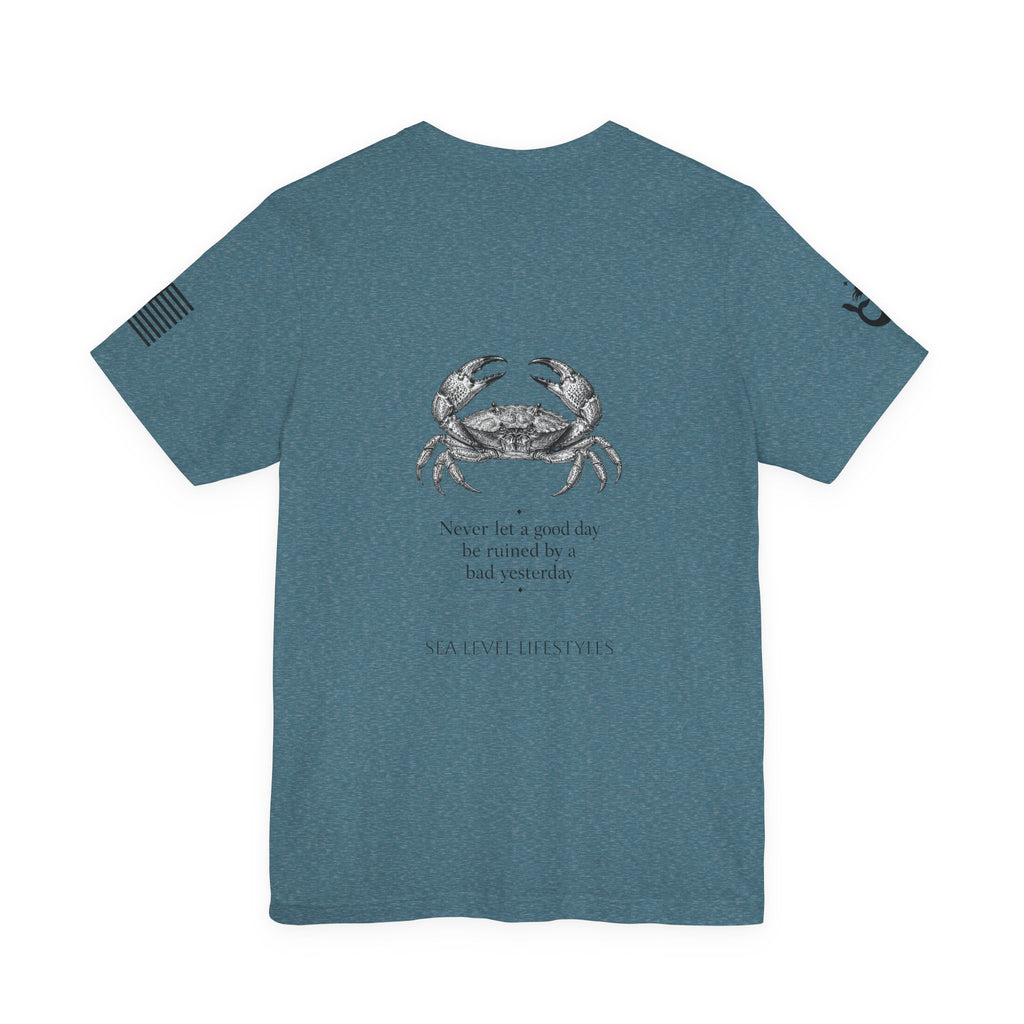 Vintage Crab Illustration Tee | Nautical Coastal Coastline Shirt