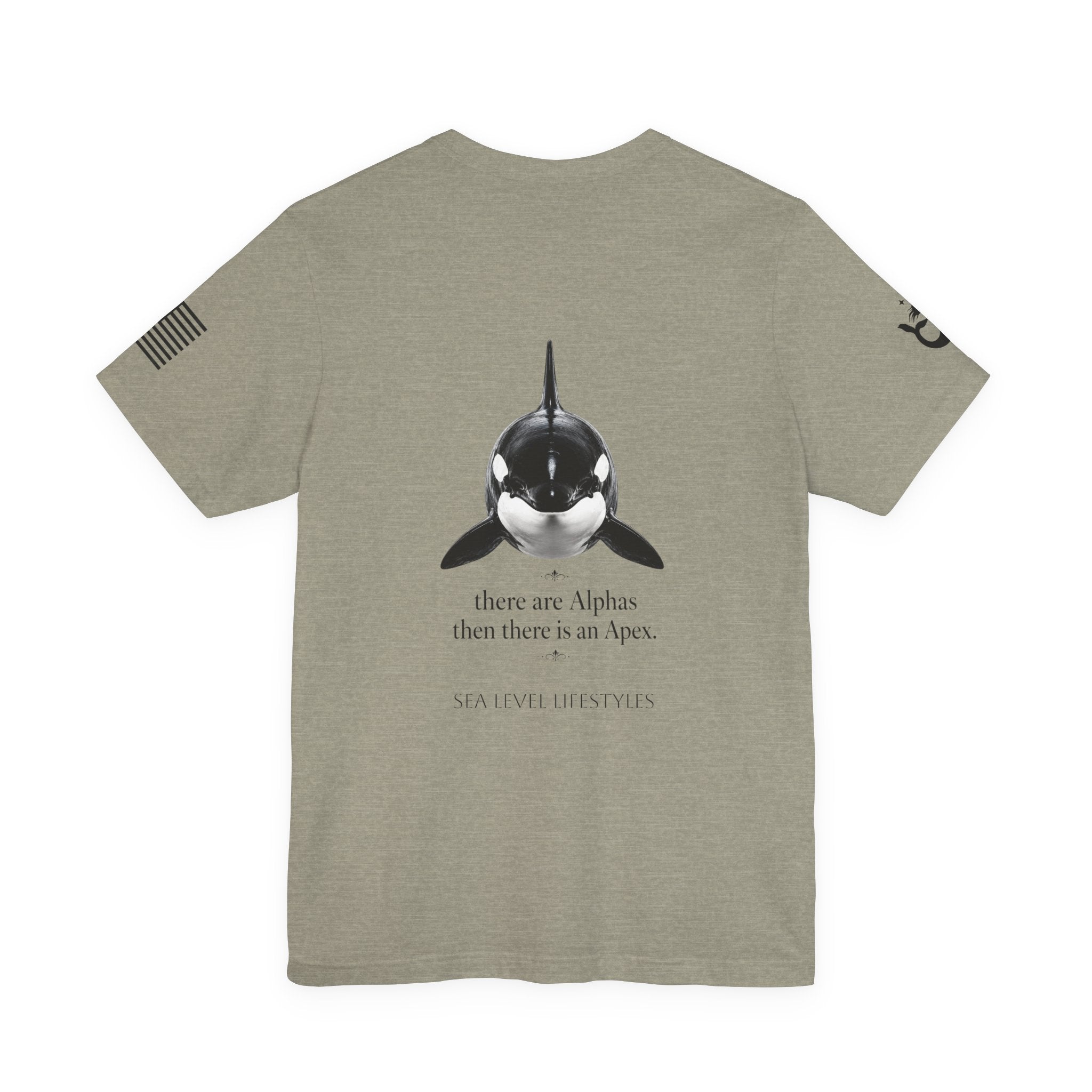 Orca Illustration Tee | killer whale graphic shirt, minimalist marine design