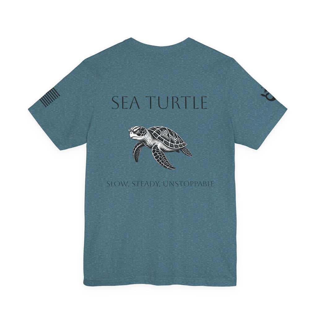 Sea Turtle Illustration Tee | Sea Turtle Graphic T-Shirt