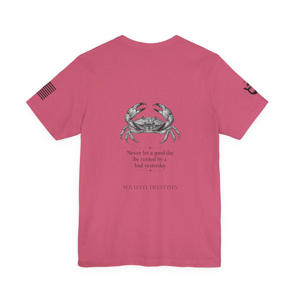 Vintage Crab Illustration Tee | Nautical Coastal Coastline Shirt