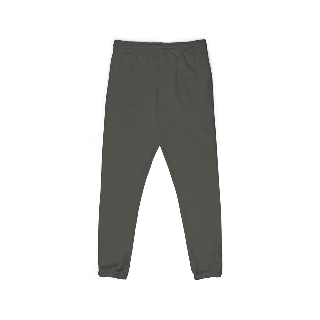 Small Embroidered Skull Sweatpants | Garment-Dyed Fleece Joggers
