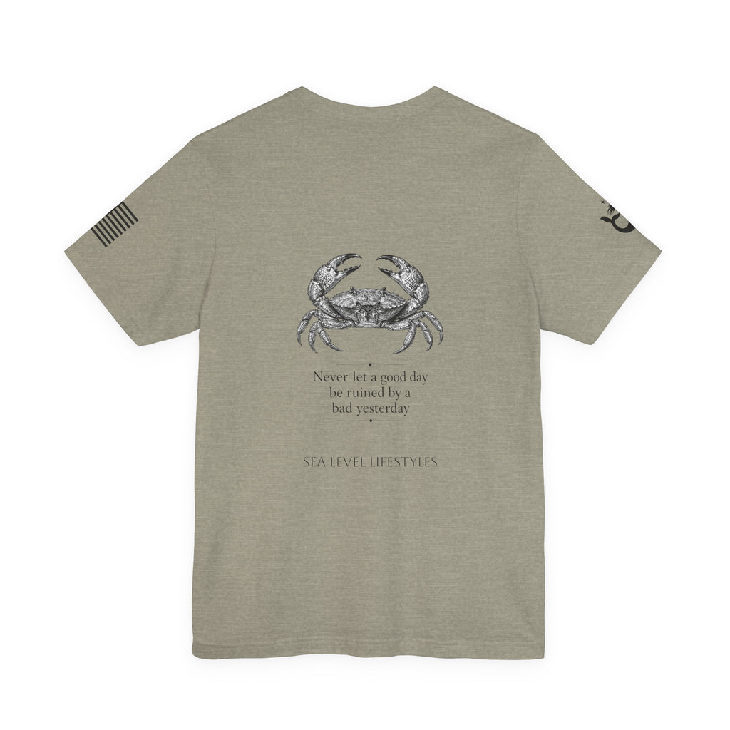 Vintage Crab Illustration Tee | Nautical Coastal Coastline Shirt
