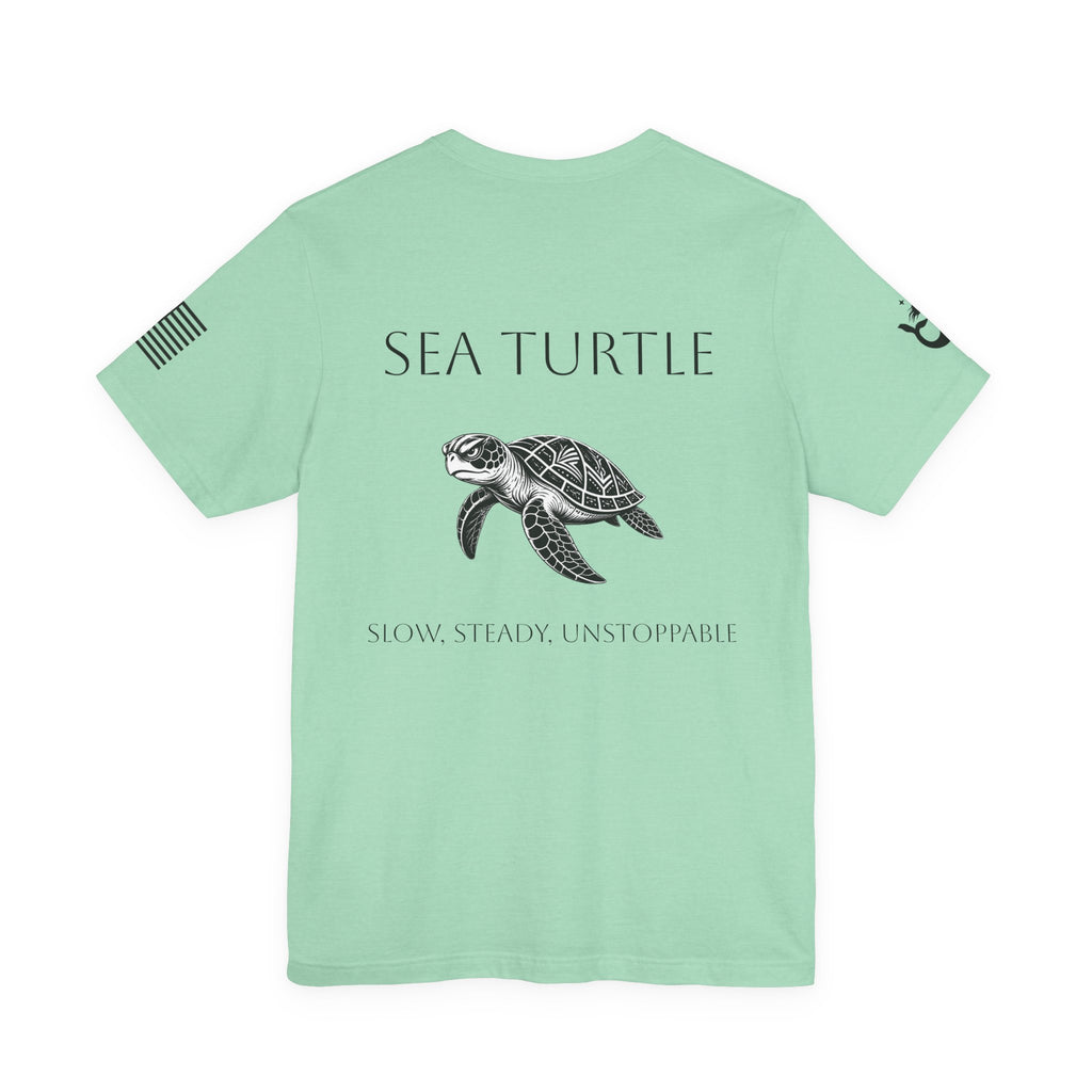 Sea Turtle Illustration Tee | Sea Turtle Graphic T-Shirt