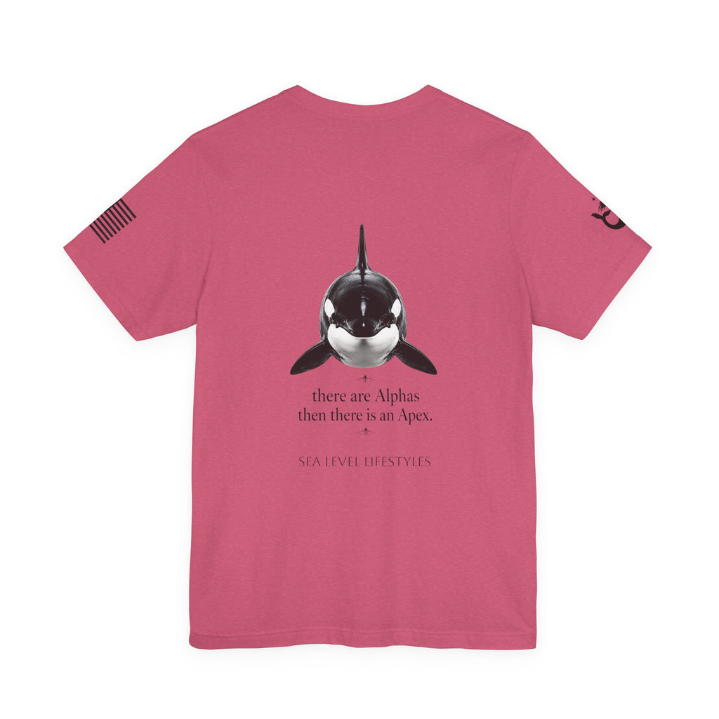 Orca Illustration Tee | killer whale graphic shirt, minimalist marine design